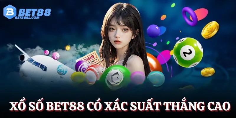Xổ số Bet88 có xác suất thắng cao